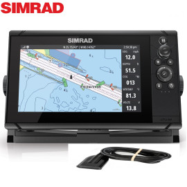 Simrad Cruise 9 Fishfinder/Chartplotter with US Coastal Map and 83/200 Transducer