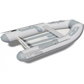 Achilles LT-2 Roll-Up Inflatable Boat 7'3" Hypalon with Wood Floor - Grey 2025 Edition