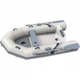 Highfield 230AL Inflatable Boat 7' 7" - Removable Aluminum Floor - Grey PVC - 2025 Model