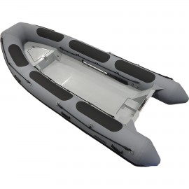 Defender 460 Fiberglass RIB 15'1" Rigid Hull Inflatable Boat - Grey 2025 Edition