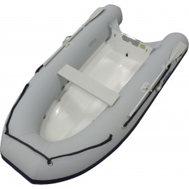 Defender 300 Fiberglass RIB 9'10" Rigid Hull Inflatable Boat - Grey 2025 Edition