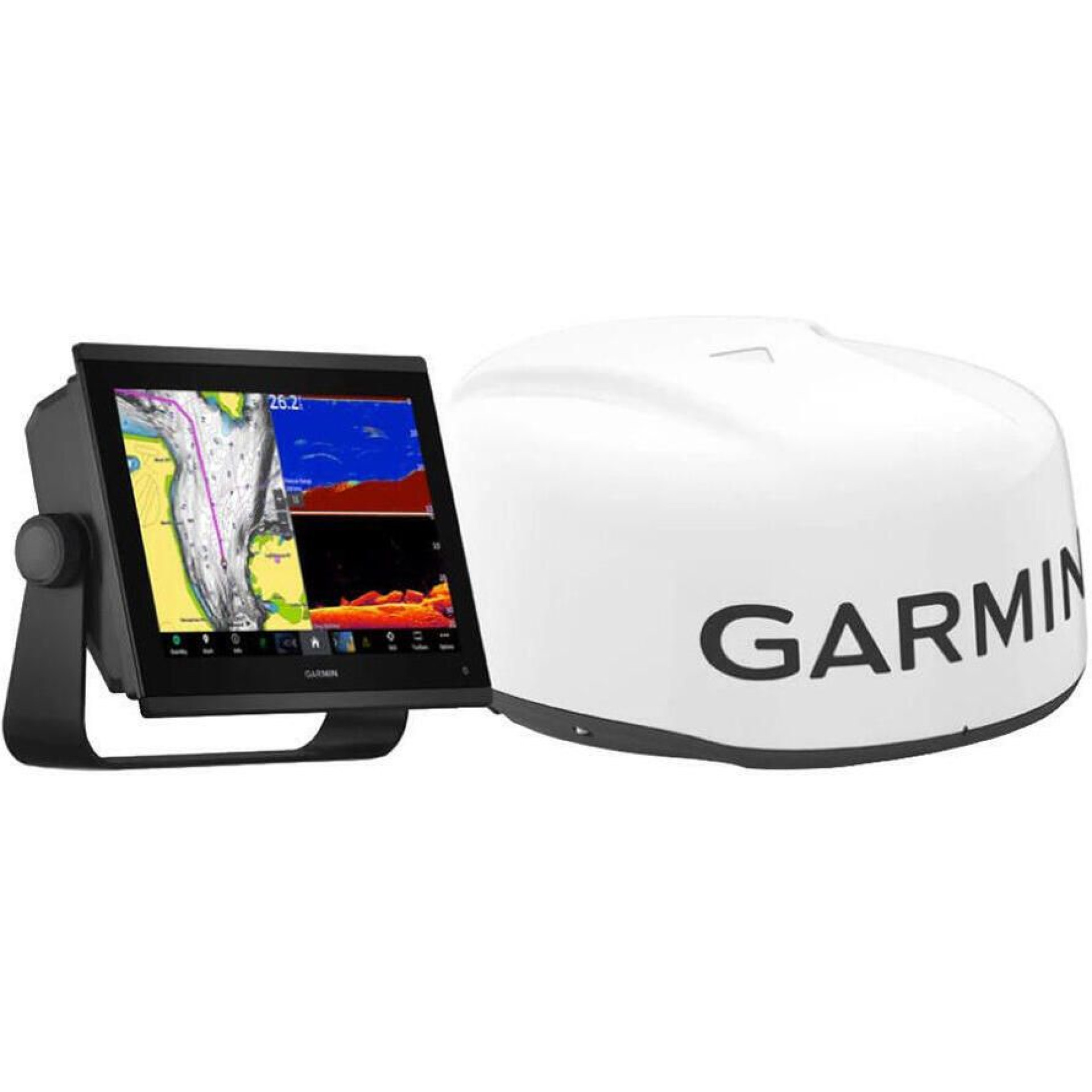 Garmin GPSMAP 1243xsv 12" Sonar Chartplotter with GMR 18 HD3 Radome & Garmin Navionics+