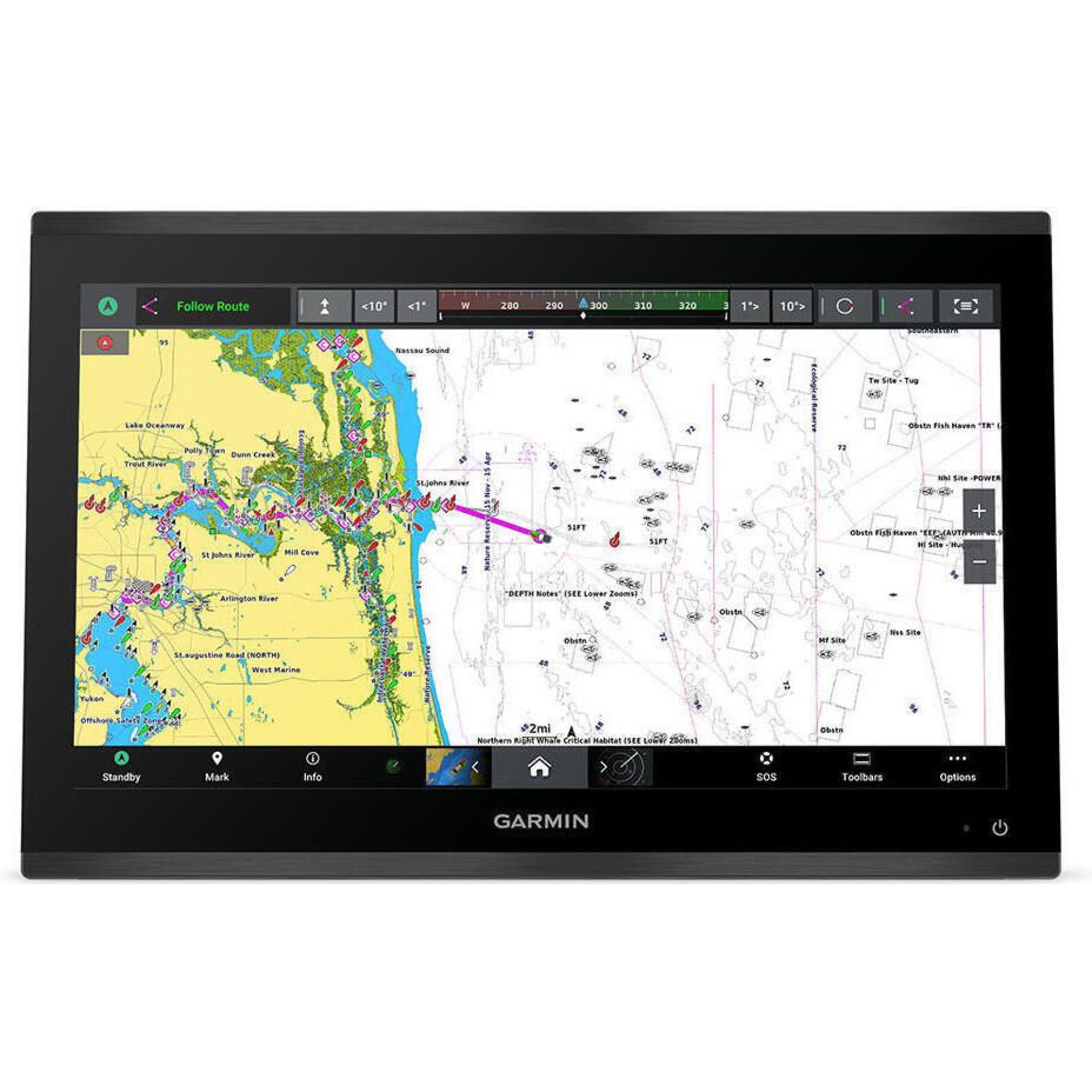 Garmin GPSMAP 9219 19" Non-Sonar Marine Chartplotter with Garmin Navionics+