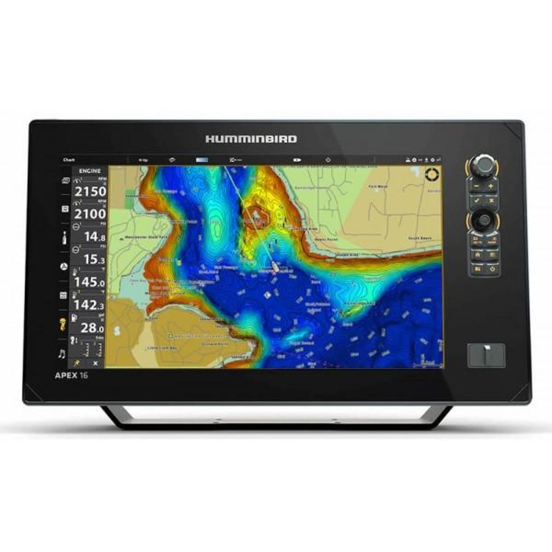 Humminbird APEX 16 MSI+ 15.6" Fishfinder with XM 14 HW MSI T Transducer