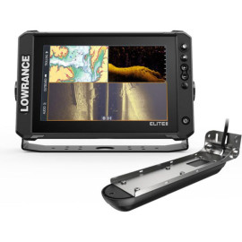 Lowrance Elite FS 12 Dual Fishfinder Chartplotter Boat in a Box with Active Imaging 3-in-1