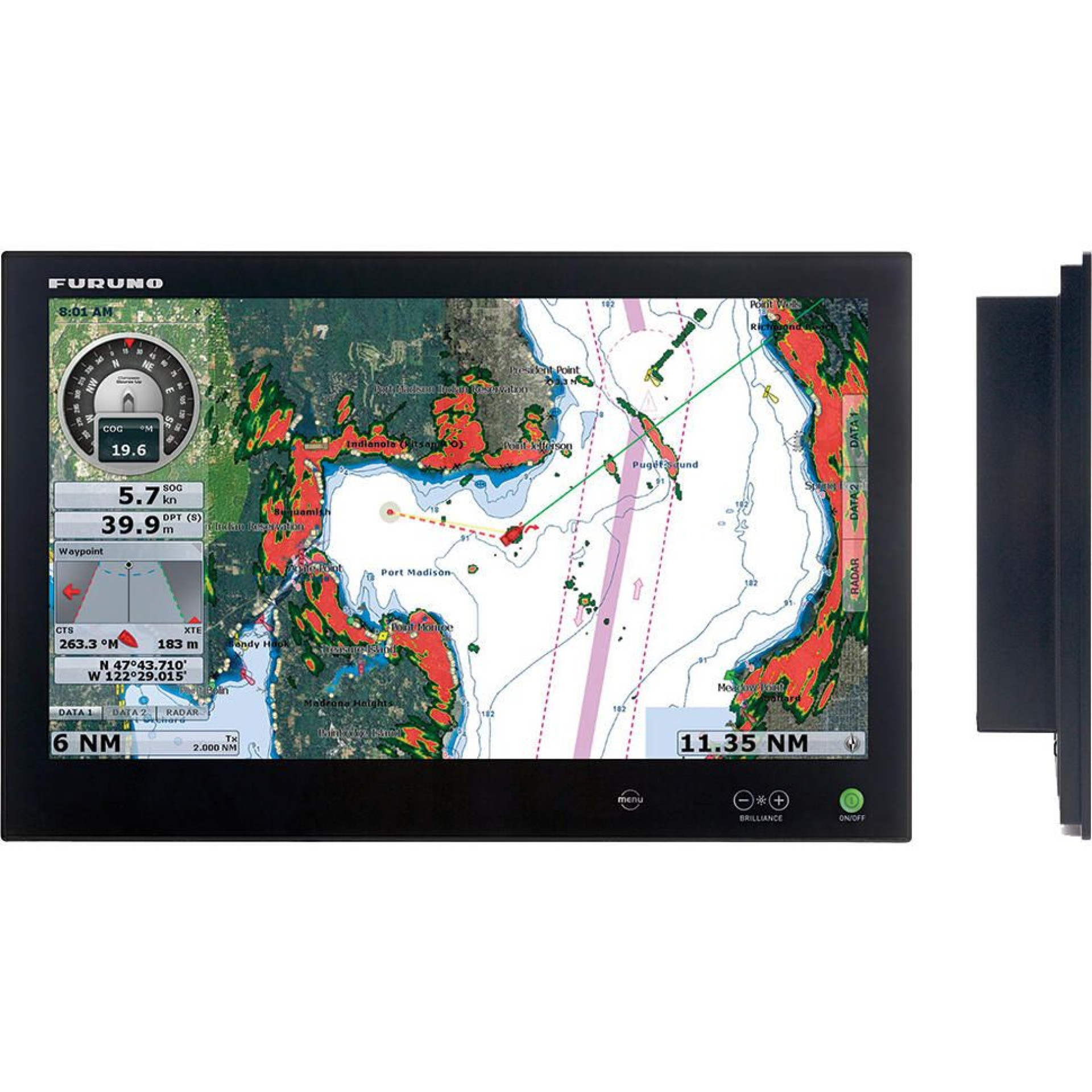 Furuno MU245T 24" Multi Touch Marine Monitor