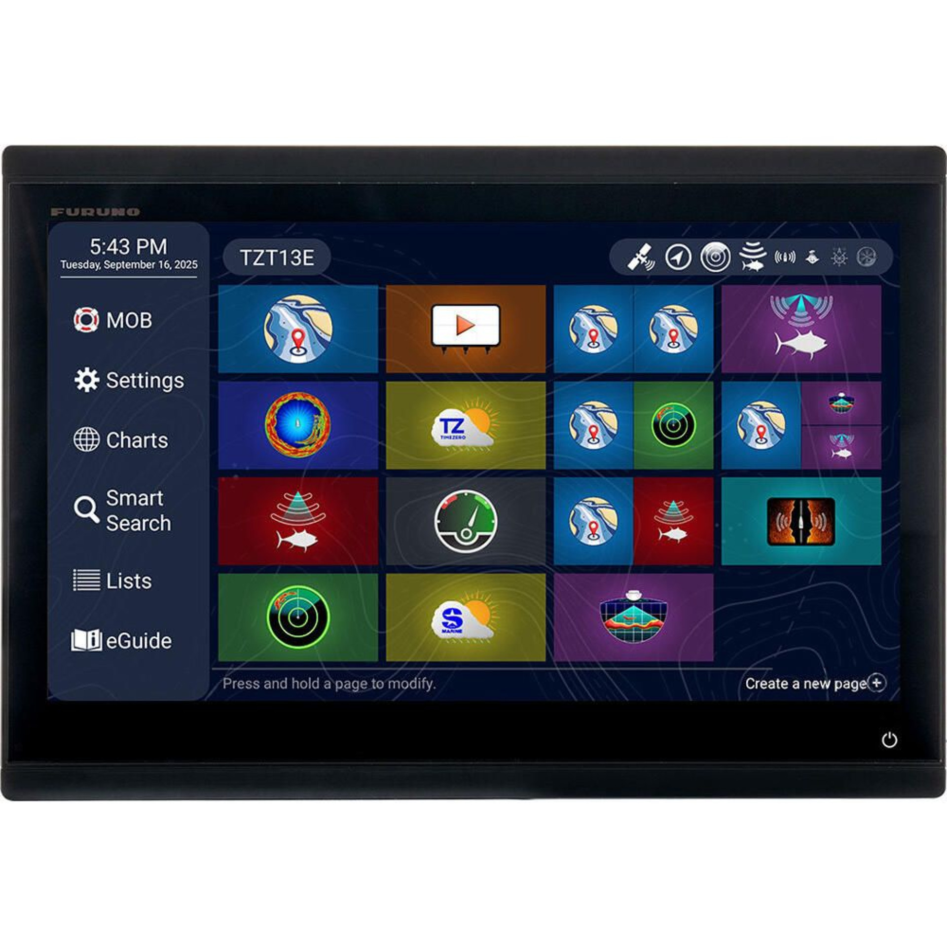 Furuno TZT13E NavNet TZtouchE 13" Multifunction Display