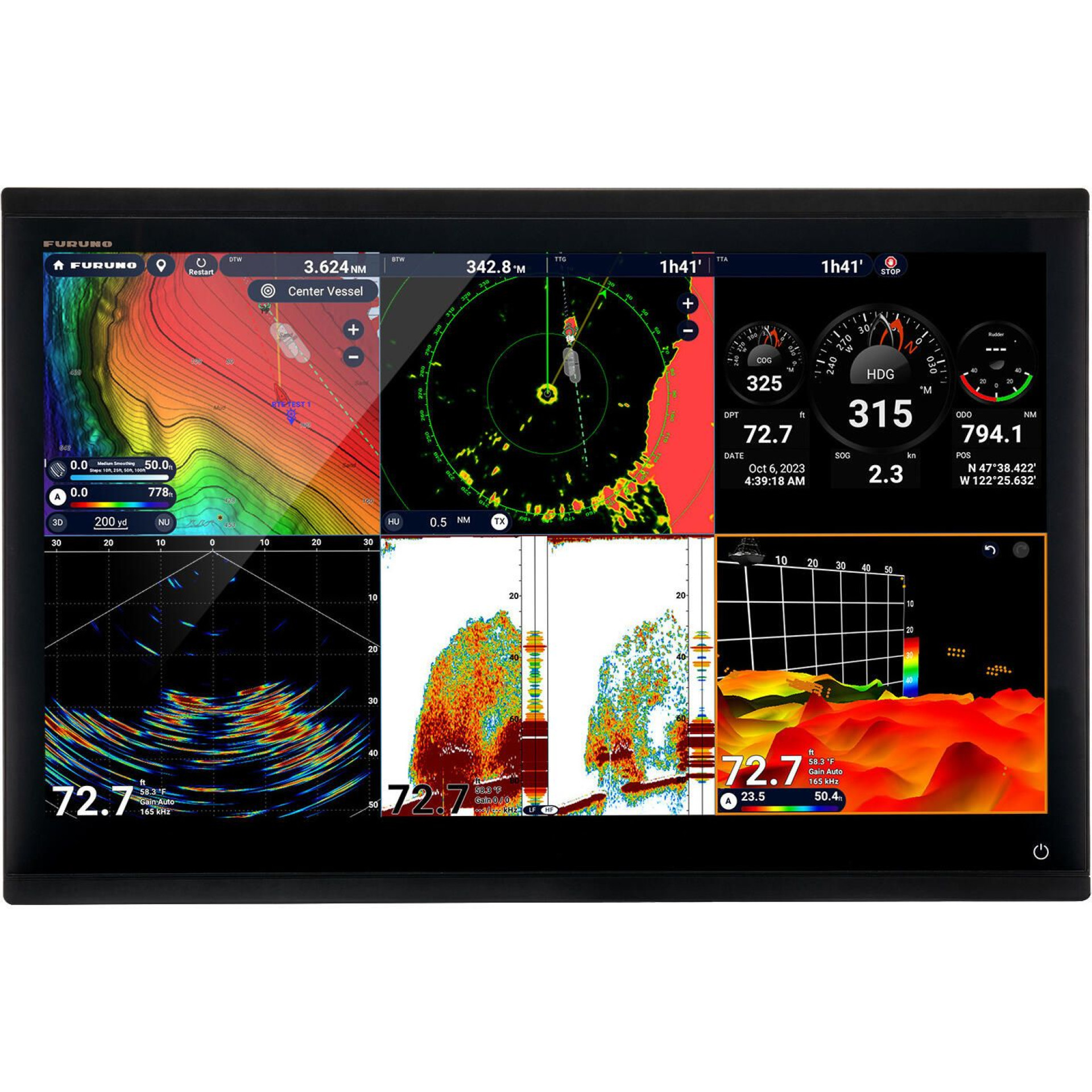 Furuno TZT24X NavNet TZtouchXL 24" Multifunction Display