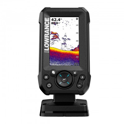 Lowrance Eagle 4x Fish Finder with Bullet Skimmer Transducer - 4" Vertical IPS Display - 000-16110-001