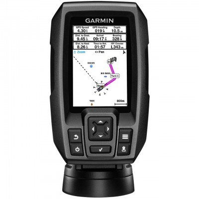 Garmin STRIKER 4 Fishfinder Worldwide Version with 77/200kHz Transducer - 3.5-inch Color Screen - 010-01550-01