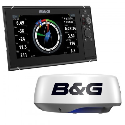 B&G Zeus3S 9" Multi-Function Display Navigation Bundle with HALO20+ Radar - 000-15561-001