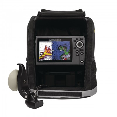 Humminbird HELIX 5 CHIRP GPS G3 Portable - 5" Fish Finder with Battery & Case - 411680-1