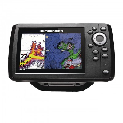 Humminbird HELIX 5 CHIRP GPS G3 Combo - 5" Fish Finder with Dual Spectrum CHIRP - 411660-1