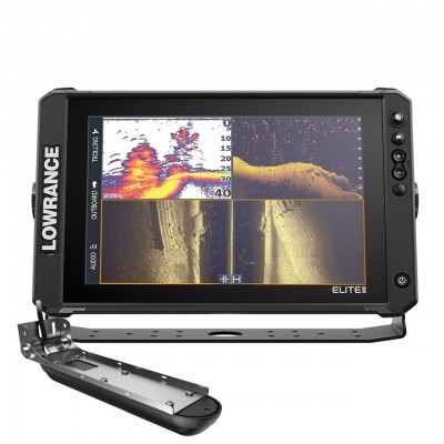 Lowrance Elite FS 12 Fish Finder - 12-Inch Multi-Touch Display - Active Imaging 3-in-1 Transducer - C-MAP Contour+ - 000-16432-001