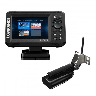 Lowrance Eagle 5 Fish Finder Combo with SplitShot HD Transducer & Worldwide Basemap - 000-16111-001