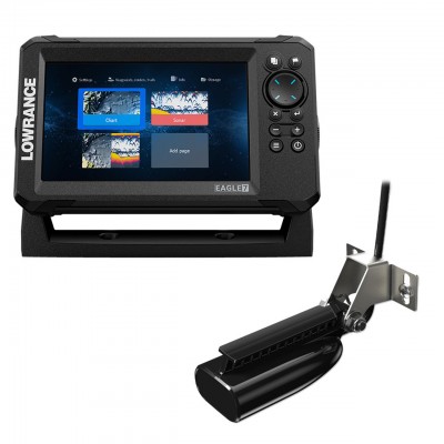 Lowrance Eagle 7 Fish Finder with SplitShot HD Transducer & U.S. Inland Charts - 000-16114-001