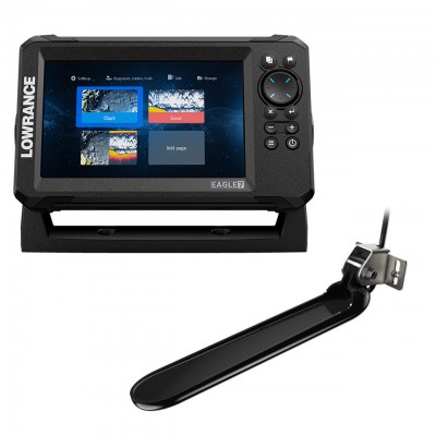 Lowrance Eagle 7 Fish Finder with TripleShot HD Transducer & U.S. Inland Charts - 000-16120-001