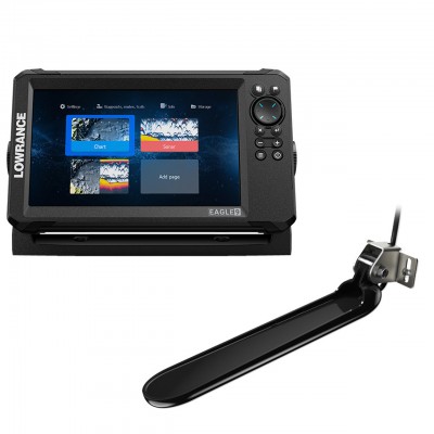 Lowrance Eagle 9 Fish Finder with TripleShot HD Transducer & Inland Charts - 000-16126-001
