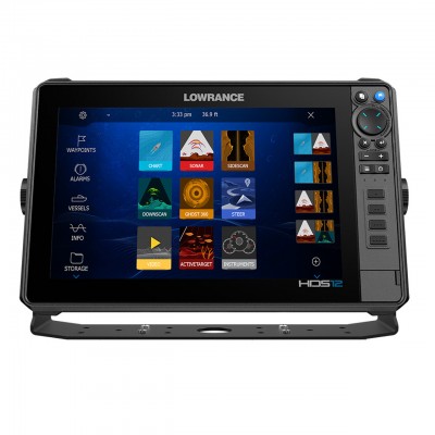 Lowrance HDS PRO 12 Fish Finder - 12-Inch SolarMAX HD IPS Display - Preloaded C-MAP DISCOVER OnBoard - 000-16002-001