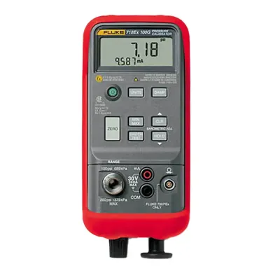 Fluke 718EX 30 Intrinsically Safe Pressure Calibrator, -12 to 30 psi
