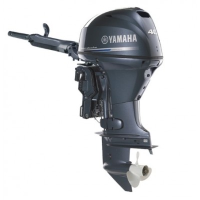 Yamaha 40hp Four Stroke Outboard Motor - Tiller Handle - Electric Start - 20" Shaft - Power Trim and Tilt - F40LEHA