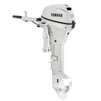 Yamaha - 9.9hp Outboard - Manual Start 15" Shaft - White Edition - F9.9SMHB2