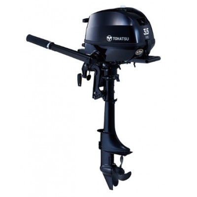 Tohatsu 3.5hp Outboard Manual Start, 20" Long | MFS3.5CL