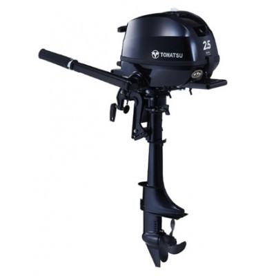 Tohatsu 2.5hp Outboard Manual Start, 15" Short | MFS2.5CS