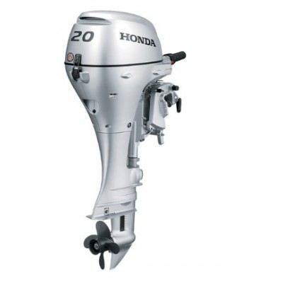 Honda BF20 20hp Portable Outboard Motor - Electric & Manual Start - 20" Long Shaft - Power Tilt - BF20D3LHT