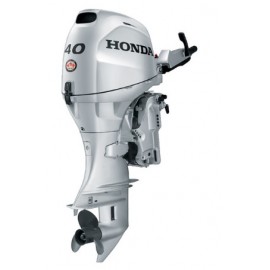Honda BF40 40hp Outboard Motor - Electric Start - 20-inch Long Shaft - Tiller Control - BF40D4LHA