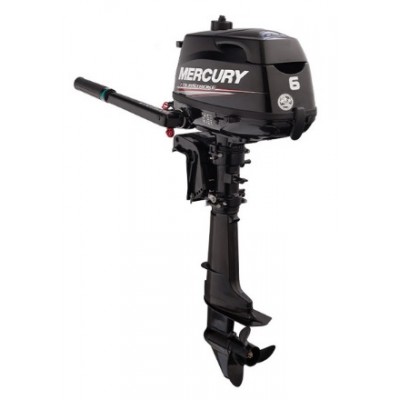 Mercury - 6hp Outboard - 4-Stroke Manual Start 20" Long Shaft - 6MLH
