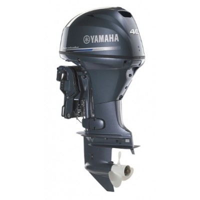 Yamaha 40hp Four Stroke Outboard Motor - Remote Mechanical Control - 25" Shaft - Power Trim and Tilt - F40LA