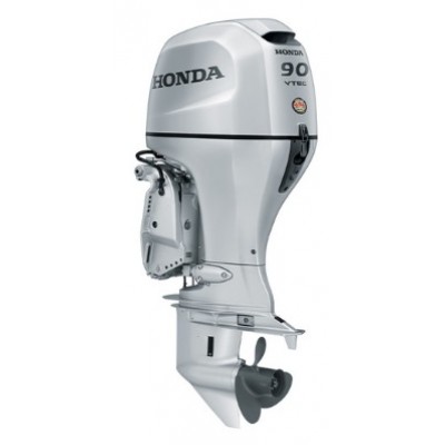Honda BF90 90hp Outboard Motor - Electric Start - 25" Extra Long Shaft - Remote Control - BF90D5XRTA