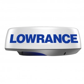 Lowrance HALO24 Radar Dome - 24-Inch Dome with VelocityTrack Doppler Technology - 60 RPM High Speed Update - 000-14541-001
