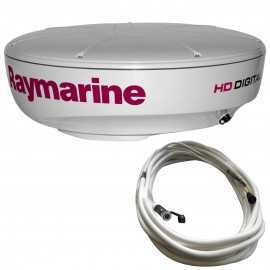 Raymarine RD424HD 4kW Digital Radar Dome w/10M Cable | T70169