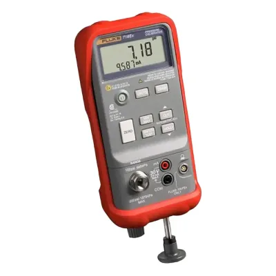 Fluke 718EX 100 Intrinsically Safe Pressure Calibrator, -12 to 100 psi